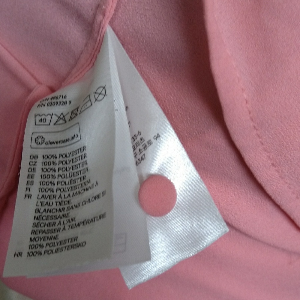 H&M Sleeveless Ruffle Blouse 6 Pink - Picture 6 of 6